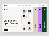 DeFi Ecosystem: Landing Page by Artem for Implse on Dribbble