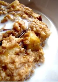 Crockpot oatmeal breakfast