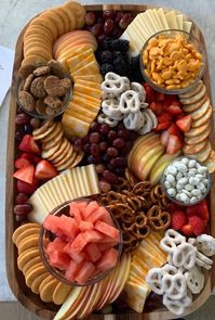Kid friendly cheese board