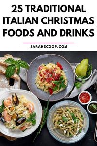 italy christmas food and drinks