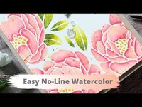 Little Crafty Pill: Easy No-Line Watercolor