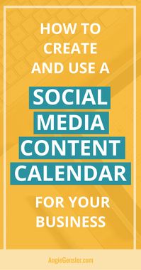 How to Create and Use a Social Media Content Calendar - Tips and tools to get all your social media scheduling and strategy done!