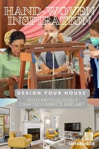 Design your house with meticulously crafted fabrics and art!