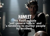 Literary Protagonists Summed Up in a Single Sentence – Hamlet #books #literature