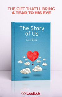 No doubt he knows you love him, but does he know all the little reasons why? Tug on his heartstrings with Lovebook, and create a story entirely unique to you. Your perfect anniversary, birthday, or holiday gift awaits at lovebookonline.com