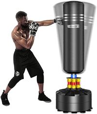 Amazon.com : Dripex Freestanding Punching Bag 69''- 182lb Heavy Boxing Bag with Suction Cup Base for Adult Youth - Men Stand Kickboxing Bags Kick Punch Bag | Black : Sports & Outdoors
