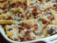 Bacon cheeseburger pasta bake - Drizzle Me Skinny!Drizzle Me Skinny!