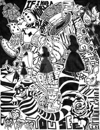 Alice in Wonderland, in doodle format by indoodleformat on DeviantArt