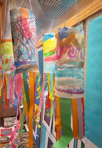 Kindergarten Line Art Project