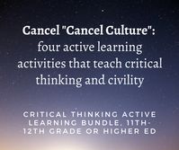Created and used in Theology classrooms (College, but works for 11thand 12th); they also work for the Humanities