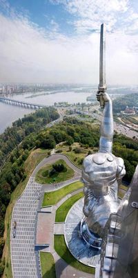 The Motherland Monument. Kyiv, Ukraine