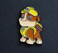 PAW Patrol Enamel Pin. Cartoon pins. Rubble. Backpack accessory. BACKPACK PIN. Cute cartoon pin. Dog Pin.