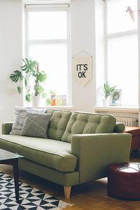 This green sofa rocks my socks!
