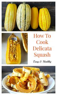 How To Cook Delicata Squash- this easy side dish is healthy and delicious! Paleo, whole30, vegan, dairy free, and gluten free.
