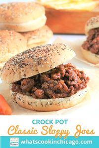 Crockpot Sloppy Joes