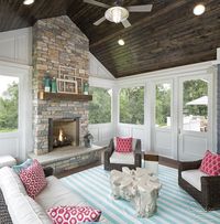 Sunroom Lighting Ideas & Pinterest Covered Porch Design with DIY Inspiration For Solariums | Delmarfans.com