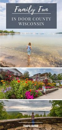 Looking for family fun in Door County Wisconsin? Learn what sights there are to see on foot and by car, where the best shopping is, what restaurants are great with kids, and what outdoor activities the family loved. See how much we budgeted for this trip and what we would have done differently! #doorcounty #wisconsin #thingstodo #familytravel #withkids