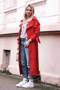 Adidas Retro Tennissocken mit Trenchcoat von H&M❤️❤️Mehr Streetstyle Outfits bekommt ihr auf meinem Blog