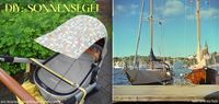 Guter Sonnenschutz: Sonnensegel für Kinderwagen nähen | BabyPlaces