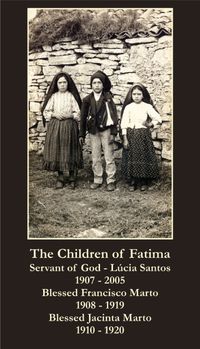 February 20th: Feast of Blessed Francisco Marto and Blessed Jacinta Marto, two of the Children of Fatima