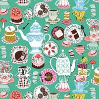 Josephine Kimberling - Wonderland - Mad Tea Party in Green