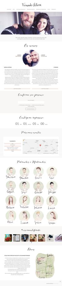 Casamento Fer e Dé - Wedding Website on Behance