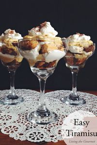Easy Tiramisu Parfaits - Living The Gourmet