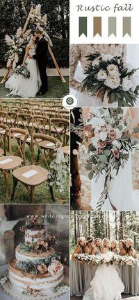 Top 9 Fall Wedding Color Schemes for 2019—sage green rustic weddings, wedding ..., #2019sage #Color #fall #Green #Rustic #Schemes #Top #wedding #Weddings
