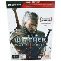 The Witcher 3 Wild Hunt PC Game & Cd R18+ Bandai 4 Discs Windows 7 Computer 2015 | eBay