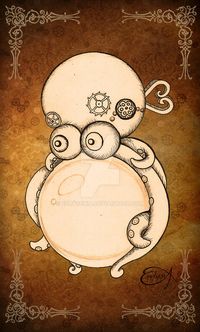 Steampunk Clockwork Octopus by EpHyGeNiA on DeviantArt