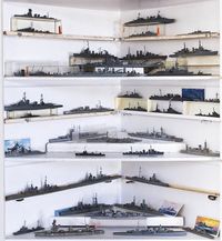 ENGLISH AND GERMAN CAST METAL SCALE MODEL WARSHIPS #ukauctioneers