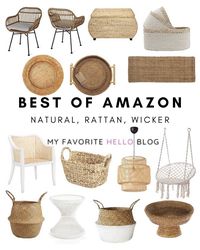 The Best Natural, Rattan and Wicker Home Decor