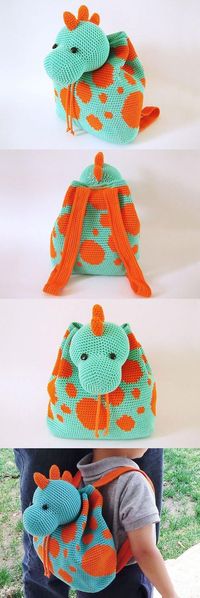 Crochet Backpack Bag Pattern Lots Of Free Tutorials | The WHOot