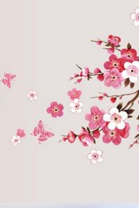 Cherry Blossom flower!!! Waterproof Wall Stickers for livingroom, bedroom, Wall Decors or Murals poster. Cherry blossom, modern design , spring wall ,color ideas ,flower design