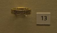 Runic Viking or Anglo-Saxon Ring, British Museum