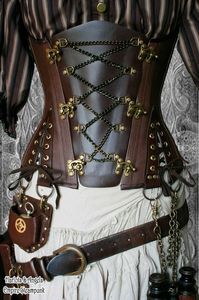 I love the chain lacing and the clasps/button/lock things that are actually for boxes.