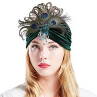 Amazon.com: BABEYOND Gatsby Turban Hat Vintage 1920s Head Wrap Knit Pleated Turban 20s Cap Wine Red: Clothing