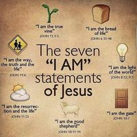 The 7 "I AM" statements of JESUS