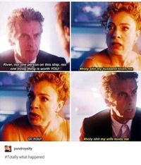 9,685 vind-ik-leuks, 27 reacties - Doctor Who (@tearsinthetardis) op Instagram: 'Pretty much sums up the relationship•kj'