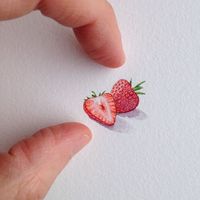 Após Se Tornar Mãe, Eu Não Tinha Mais Tempo Para Pintar, Então Comecei A Fazer Um Desenho Minúsculo Por Dia