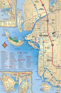 Map of Sanibel Island Beaches | ... Beach, Sanibel, Captiva, Naples, Marco Island, Everglades City, Bonita