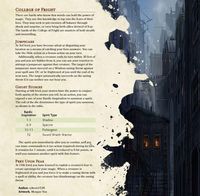 College of Fright : UnearthedArcana