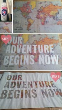 Our adventure begins now ~ I actually like it better on step one than step 2