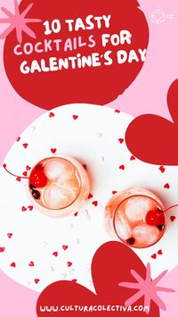 These cute and tasty cocktails are the perfect refreshment for you to share with your BFFs this Galentine’s Day!