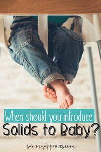 Is your baby ready for solids? Here are some great tips for mom for starting your baby eating food. Including what food you can start out with and how to handle it if your baby doesn't like eating solids. Pin for later! #ad #baby #babyfood #babyboy #babygirl #babies #newmom #babyfeeding #breastfeeding #newborn