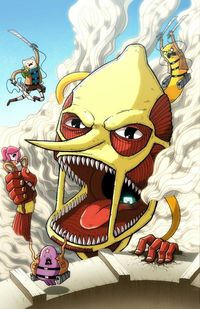 ADBENTURE TIME + ATTACK ON TITANS :DDD: