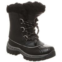 Bearpaw Kelly Youth Solids Winter Boots - Girls Black Grey