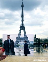 We filmed #MissionImpossible Fallout in front of the #EiffelTower in #Paris with #AngelaBassett and #HenryCavill.
