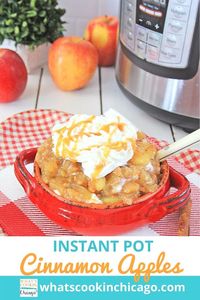 Instant Pot: Cinnamon Apples