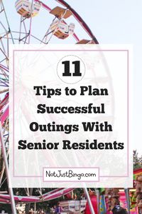 Do you have successful senior outings at your nursing facility? If you are looking for ways to improve your field trips, view our how-to guide with 10 tips that senior residents will love! #seniorfieldtrips #seniorcenteroutings